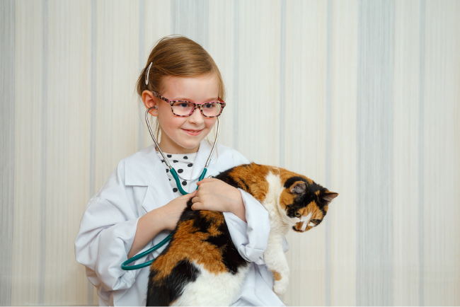 Campamento niñas y niños veterinarios